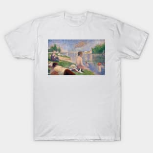 Final Study for Bathers at Asnieres by Georges Seurat T-Shirt